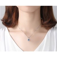 Necklace Gaurosa Woman Fantasy in Silver Zircone 105117291 - 105117291